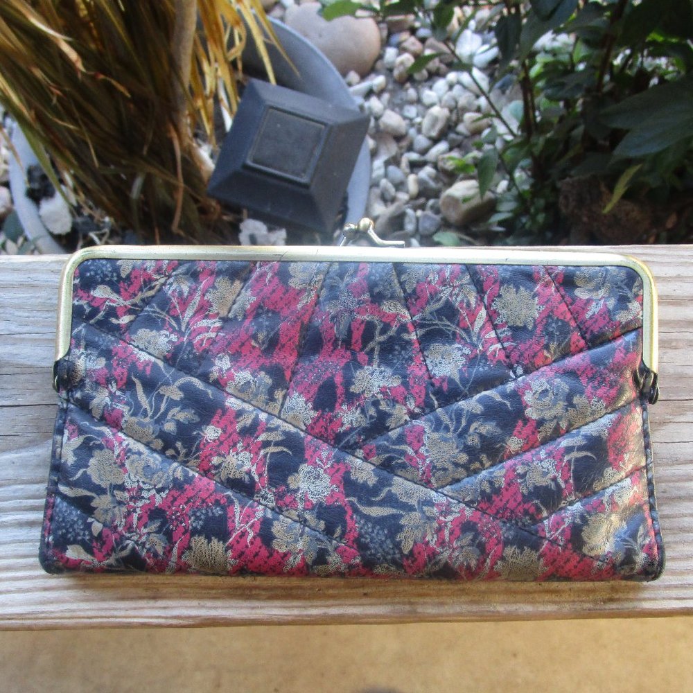 Vintage Black floral Deena & Ozzy Wallet